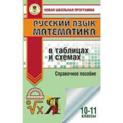 ЕГЭ. Русский язык. Математика в таблицах и схемах. 10-11 классы