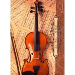 Тетрадь для нот 16 листов, Чарующая скрипка (ТН1673)