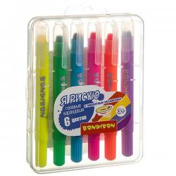 Набор гелевых карандашей для рисования Bondibon, 6 цветов