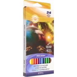 Карандаши цветные Space 3654, 24 цвета