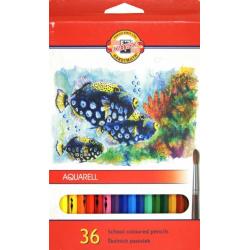 Карандаши цветные акварельные Рыбки (36 цветов) (3719(04KS)