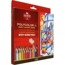 Карандаши цветные художественные Polycolor 3835, 36 цветов