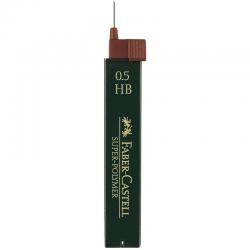 Грифели для механических карандашей Super-Polymer, 0,5 мм, HB, 12 штук