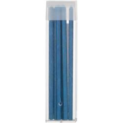 Стержни акварельные для цанговых карандашей Mondeluz, синий светлый, 6 штук