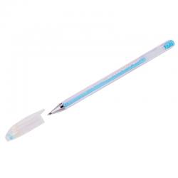 Ручка гелевая Hi-Jell Pastel, голубая, 0,8 мм