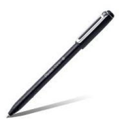 Шариковая ручка iZee 0,7 мм, черные чернила, черная