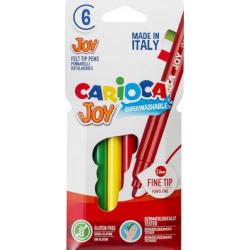Фломастеры Carioca Joy, 6 цветов