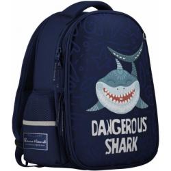 Рюкзак-капсула с эргономичной спинкой Dangerous Shark, синий