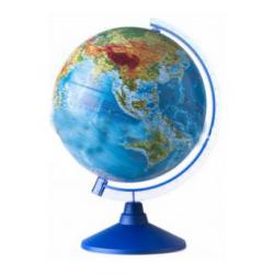 Глобус Земли физико-политический, с подсветкой, 250 мм (арт. Ве012500257)