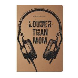 Тетрадь Louder than mom, B5, 60 листов, клетка