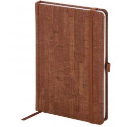 Ежедневник недатированный Wood, А5, 136 листов, цвет обложки коричневый