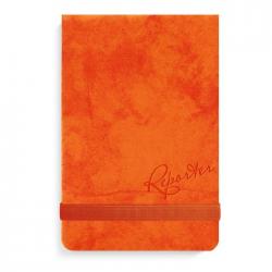 Записная книжка Джинс делавэ, оранжевая, 96 листов