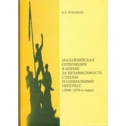 Малазийская оппозиция в борьбе за независимость страны и социальный прогресс (1940-1970-е годы)