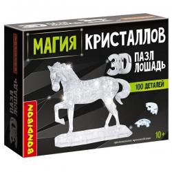 Пазл 3D Bondibon Магия кристаллов. Лошадь, 100 деталей