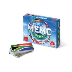 Настольно-печатная игра Мемо. Флаги (50 карточек)