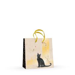 Пакет подарочный Черные кошки (16,5x16,5x9,2 см)