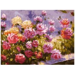 Живопись на холсте Букет роз, 30х40 см