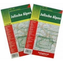 Julische Alpen. Wander-Rad-Freizeitkarte