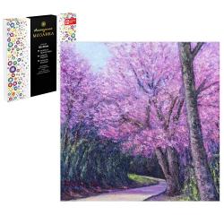 Алмазная мозаика Цветение сакуры, 30x30 см