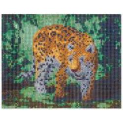 Алмазная мозаика Леопард, 25х30 см