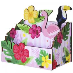 Органайзер с печатью Фламинго, 15x9,5x15 см