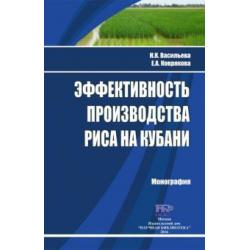 Эффективность производства риса на Кубани. Монография