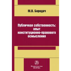 Публичная собственность опыт конституционно-правового осмысления