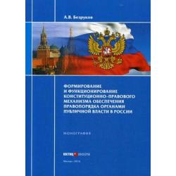 Формирование и функционирование конституционно-правового механизма обеспечения правопорядка органами публичной власти в России. Монография