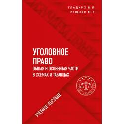 Уголовное право в схемах и таблицах. Общая и особенная части / Гладких Виктор Иванович, Решняк Мария Генриховна