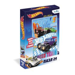 Пазл Hot Wheels. Непобедимые, 24 элемента