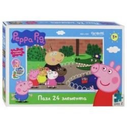 Пазл-24. Свинка Пеппа. Peppa Pig. День в зоопарке