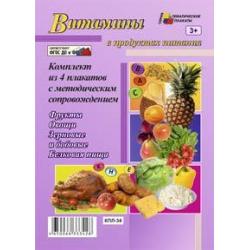 Витамины в продуктах питания. Комплект плакатов. ФГОС ДО