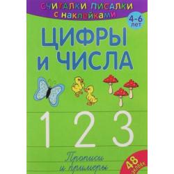 Цифры и числа 1, 2, 3. Прописи и примеры. 4-6 лет